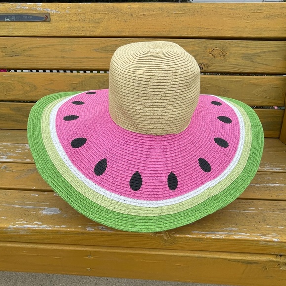 August Hat Company Floppy Watermelon Sun Hat - Picture 3 of 7